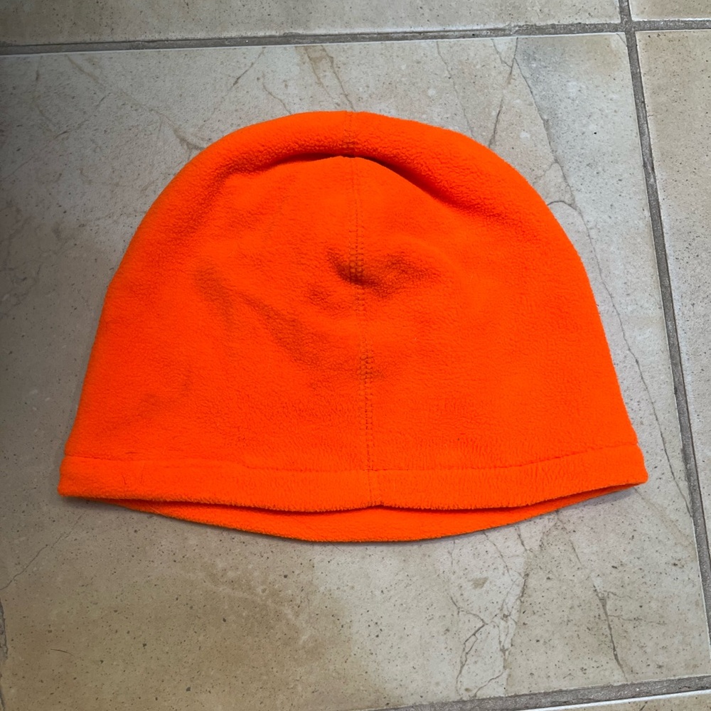 Gander Mountain Fleece Blaze Orange Hunting Skull Beanie - Picture 2 of 3